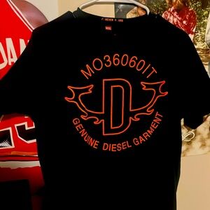 Men’s Large vintage Diesel T-shirt barley worn